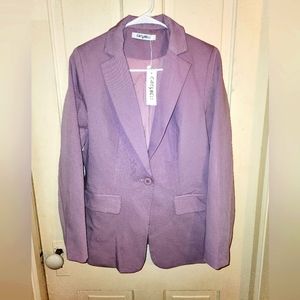 Women's purple blazer